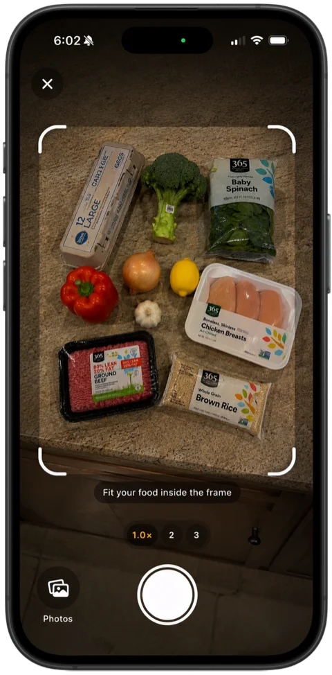 Anychef pantry scan